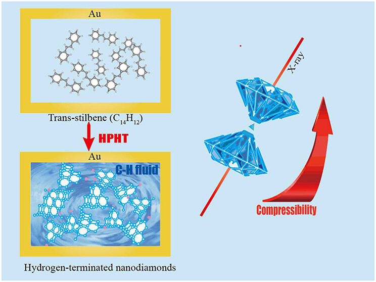 HPHT Synthesis and Compressibility of Hydrogen-Terminated Nanodiamonds