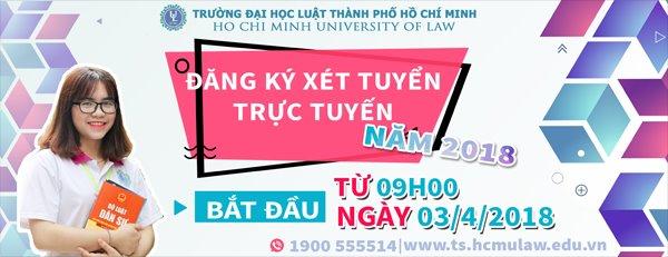 Bang ma truong, ma nganh Dai hoc Luat TP.HCM 2018