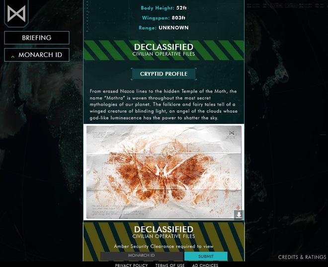 Thích thú với website của tổ chức Monarch đến từ phim Godzilla tạo ra giúp fan nghiên cứu về quái vật - Ảnh 4.