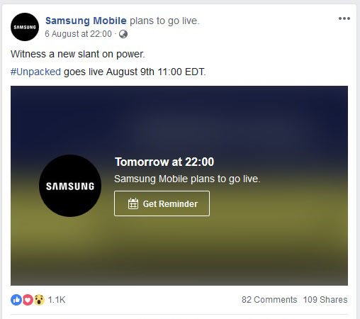 Xem truc tiep su kien ra mat Galaxy Note 9 o dau?