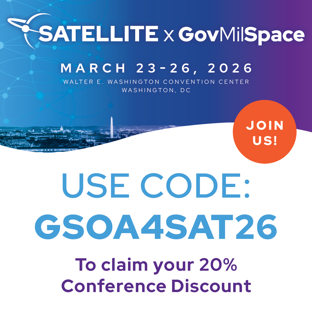 SATELLITE 2026 GSOA Connecting Everyone Together 47569 SAT26 GSOA4SAT26 1080x1080 