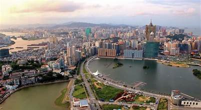 Aerial view of Macao, south China
