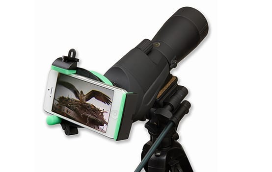 Adaptateur universel digiscopie pour Smartphone/Optique avec