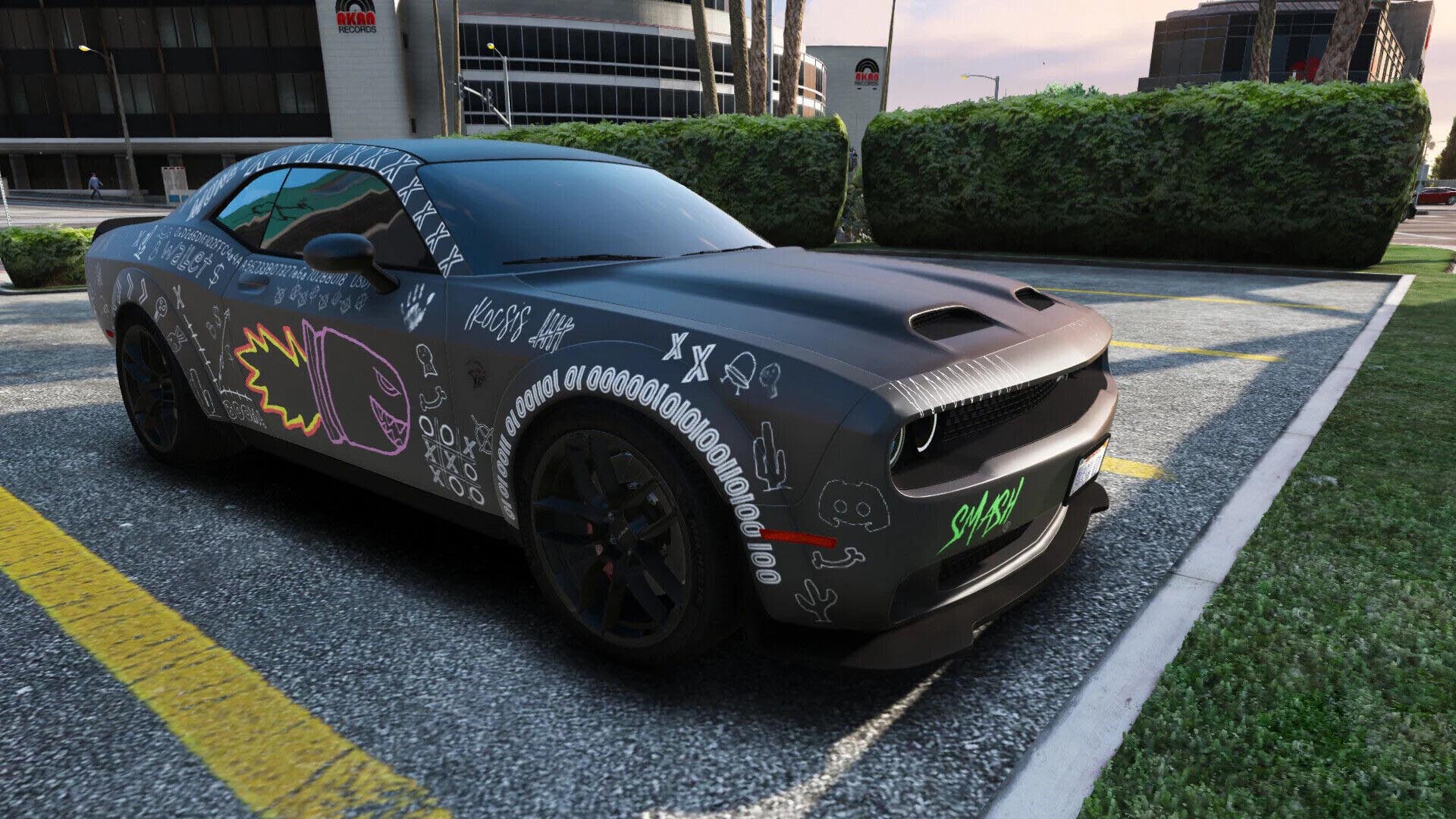 Dodge Challenger 1KOCSIS SRT GTA 5 Mod Dodge Challenger 