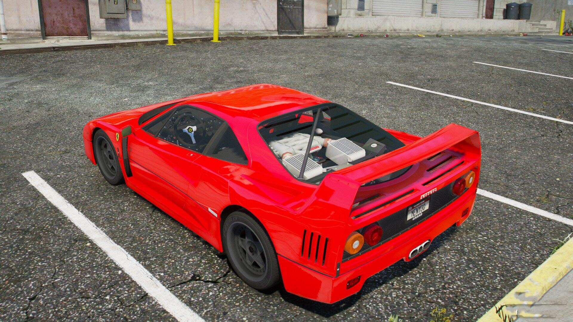 Ferrari F40 GTA 5 Mod Ferrari F40 3 