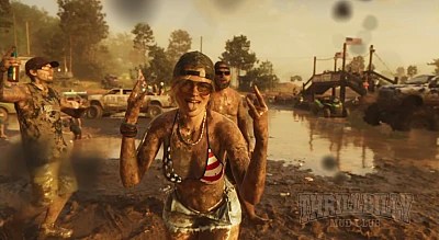 Thrillbilly Mud Club Girl GTA 6 Character Portrait