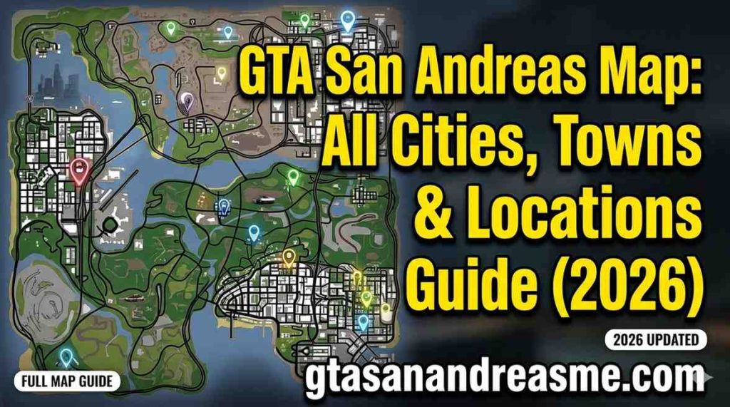 GTA San Andreas Voice Actors Full Cast Guide GTA San Andreas Full Map 1024x571 