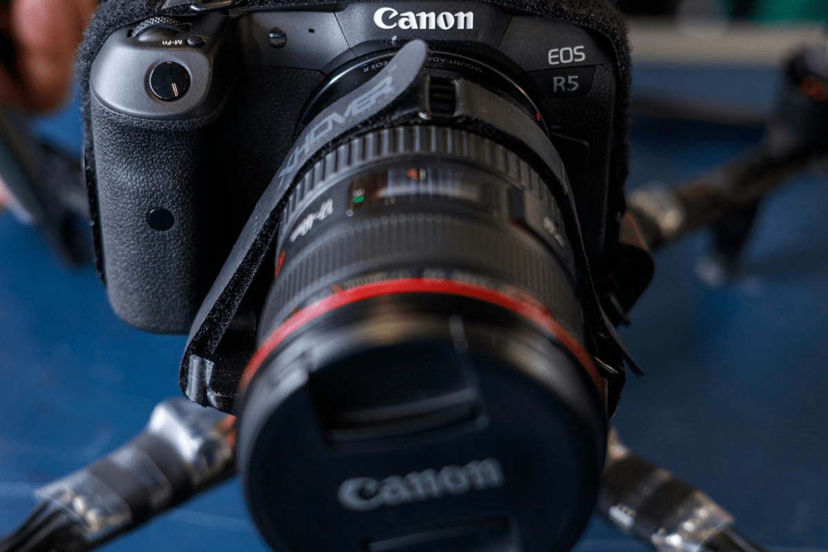 كاميرا Canon EOS R5 تستخدم لتوثيق لحظات الحياة اليومية بجودة احترافية.