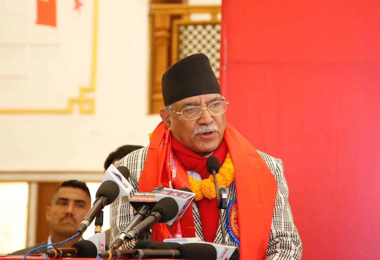 नेकपा संसदीय दलको नेतामा प्रचण्ड चयन