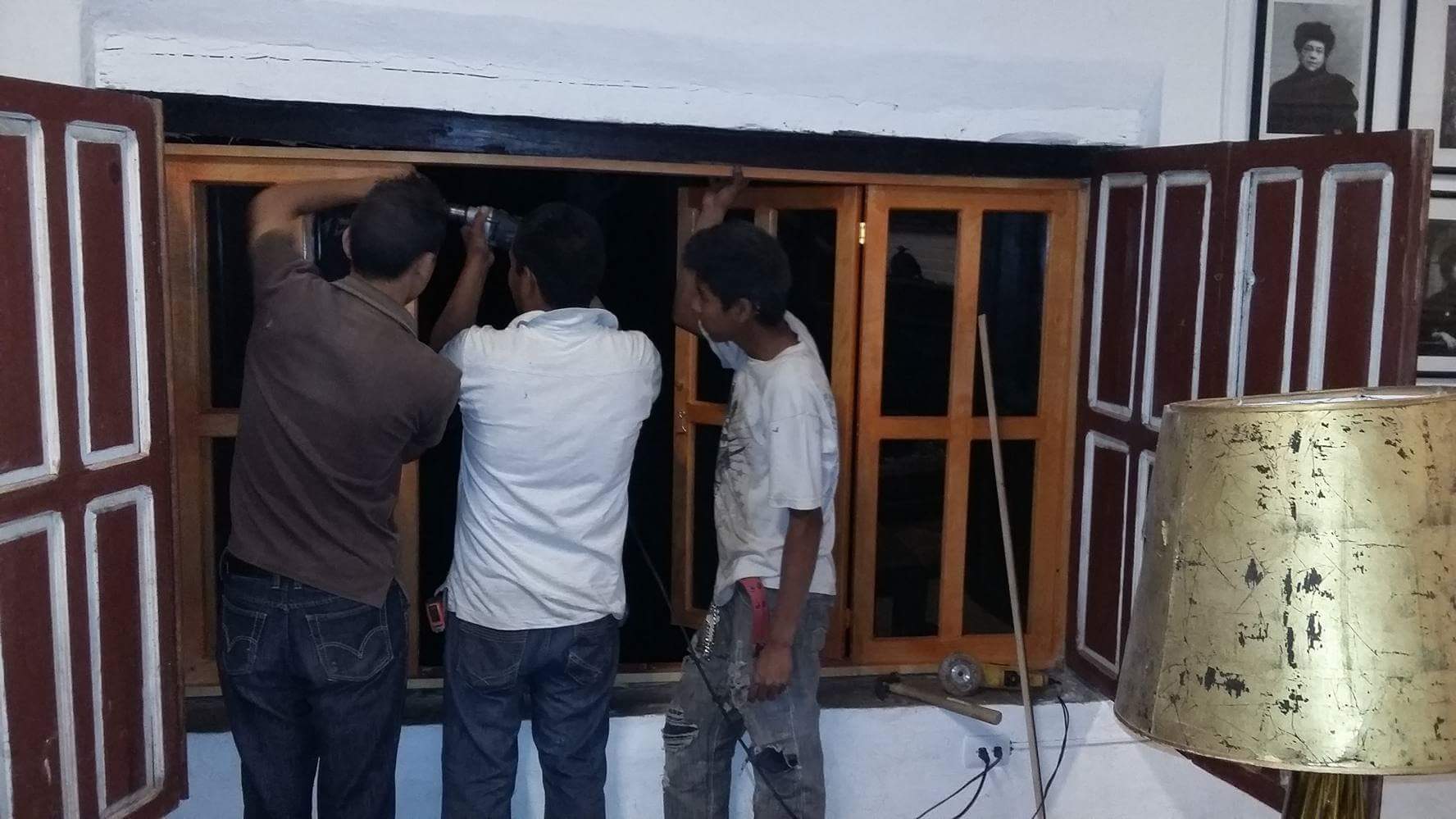 Dining room new windows in process