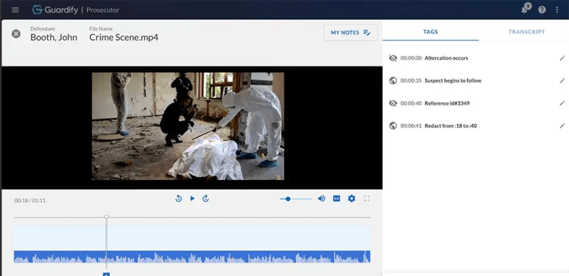 Evidence Made Easy Guardify - Minimal Background Collection - High Resolution Quality