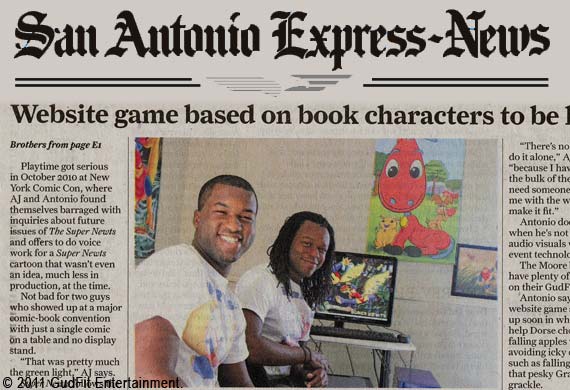 San Antonio Express News has Super Newts and Dorse & Doose! - GudFit