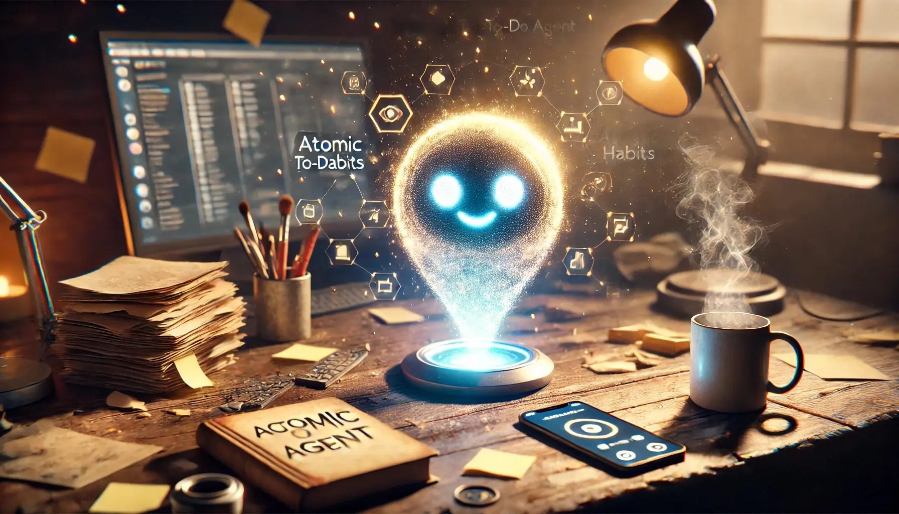 Magic To-Do Agent AI 執行力教練概念圖，結合 CBT 心理學與神經科學，協助使用者克服拖延症與資源失憶症。