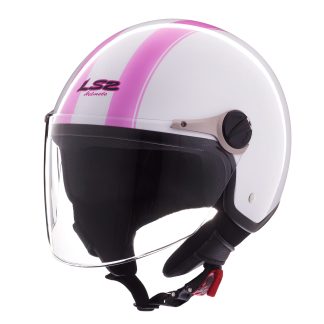 CASCO LS2 560 ELITE WHITE PINK TALLE M