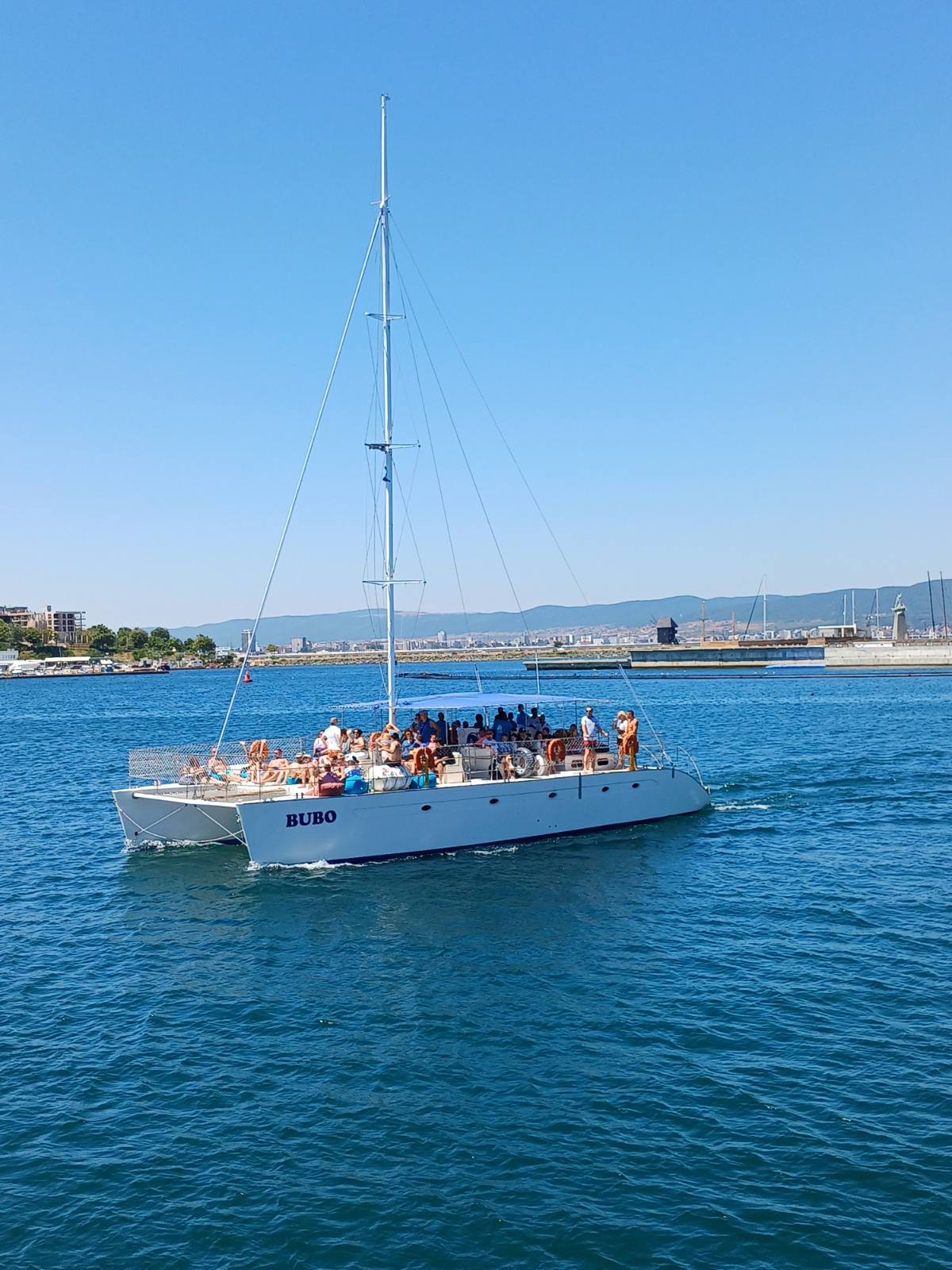 Catamran cruise Old Nesebara town port
