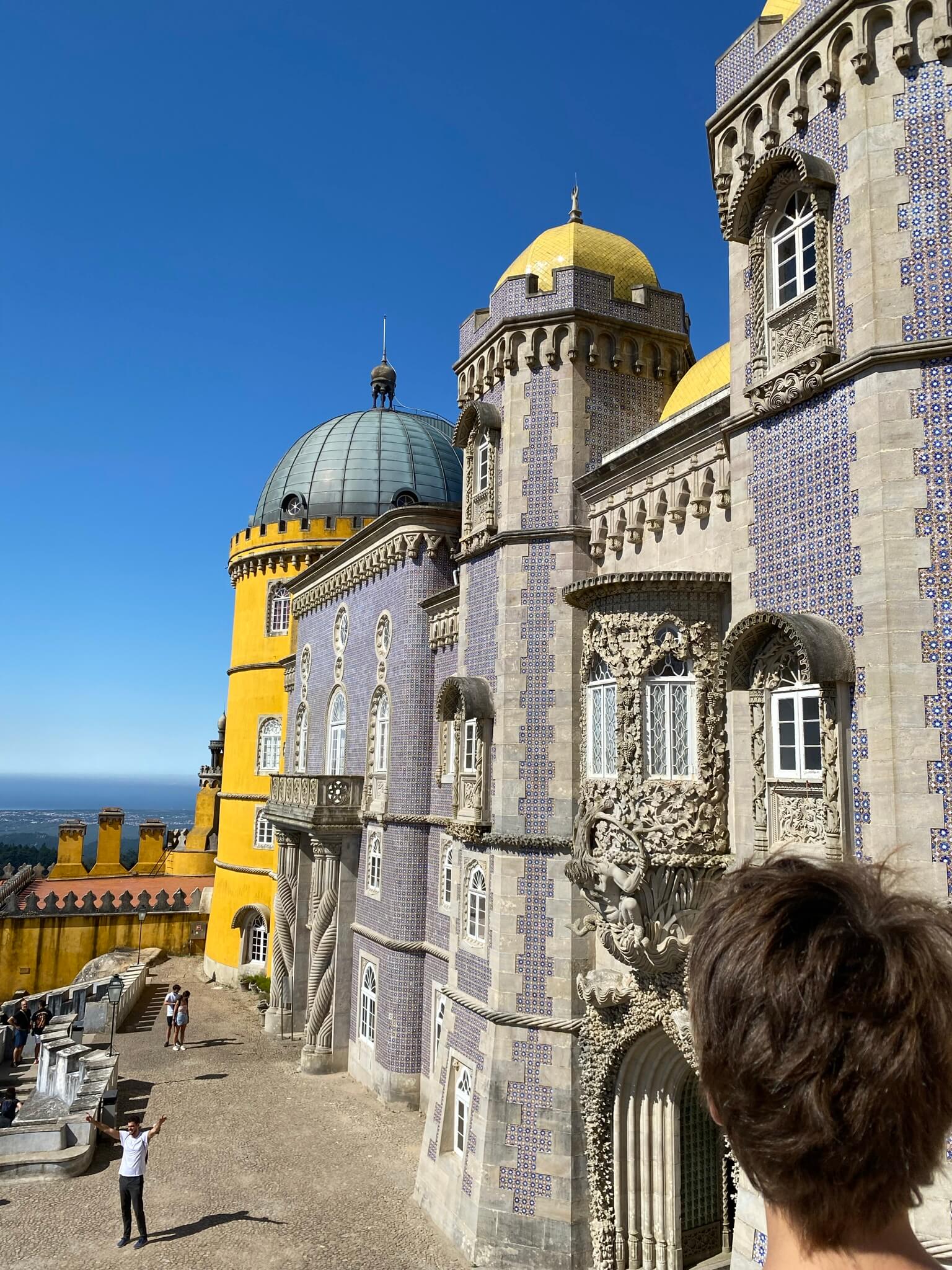 Palácio da Pena visto de um de seus terraços