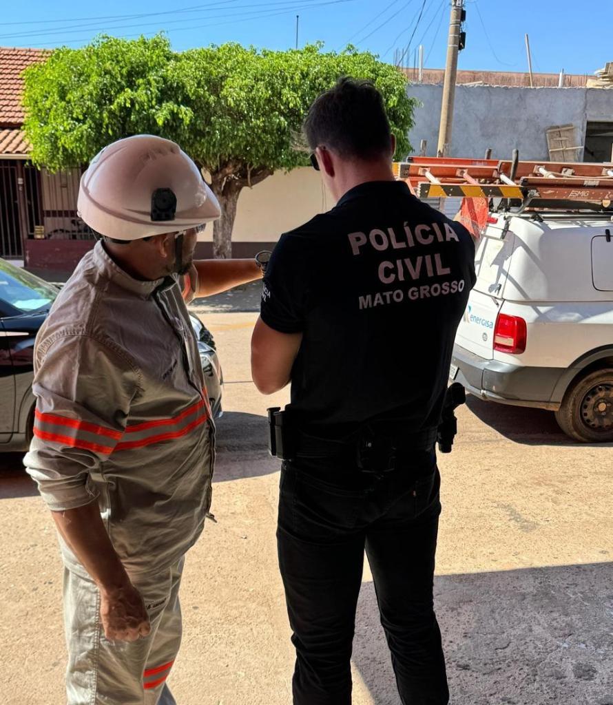 Polícia Civil realiza 1ª fase de fiscalização para apurar furto de energia em Pontes e Lacerda