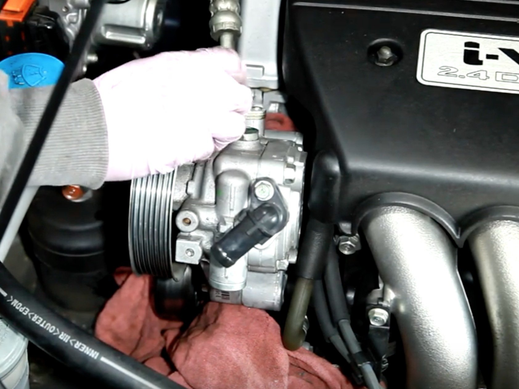 Power Steering Pump Rebuild 2003 2007 Honda Accord 2 4l 4 Cyl January 26 2013 13-012 Applies To.