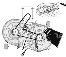 Craftsman dyt4000 mower deck parts are listed below. Solved How To Replace Drive Belt On Craftsman Riding Mower Craftsman Riding Mower Ifixit