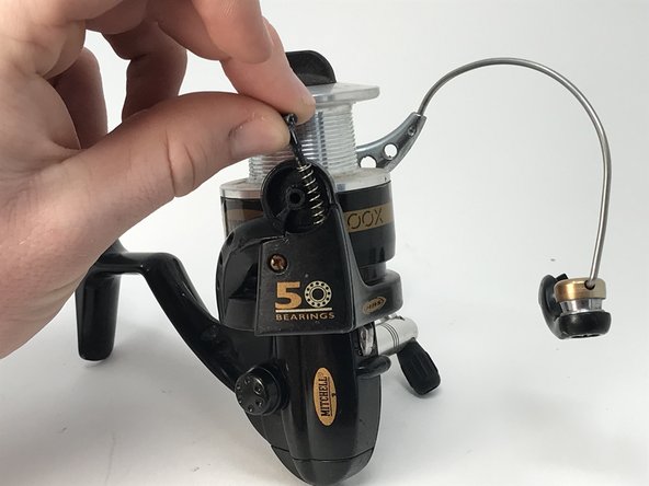 A fishing reel is a cranking reel attached to a fishing rod used in winding and stowing fishing line. How To Replace The Bail Spring In A Spinning Reel Ifixit Repair Guide