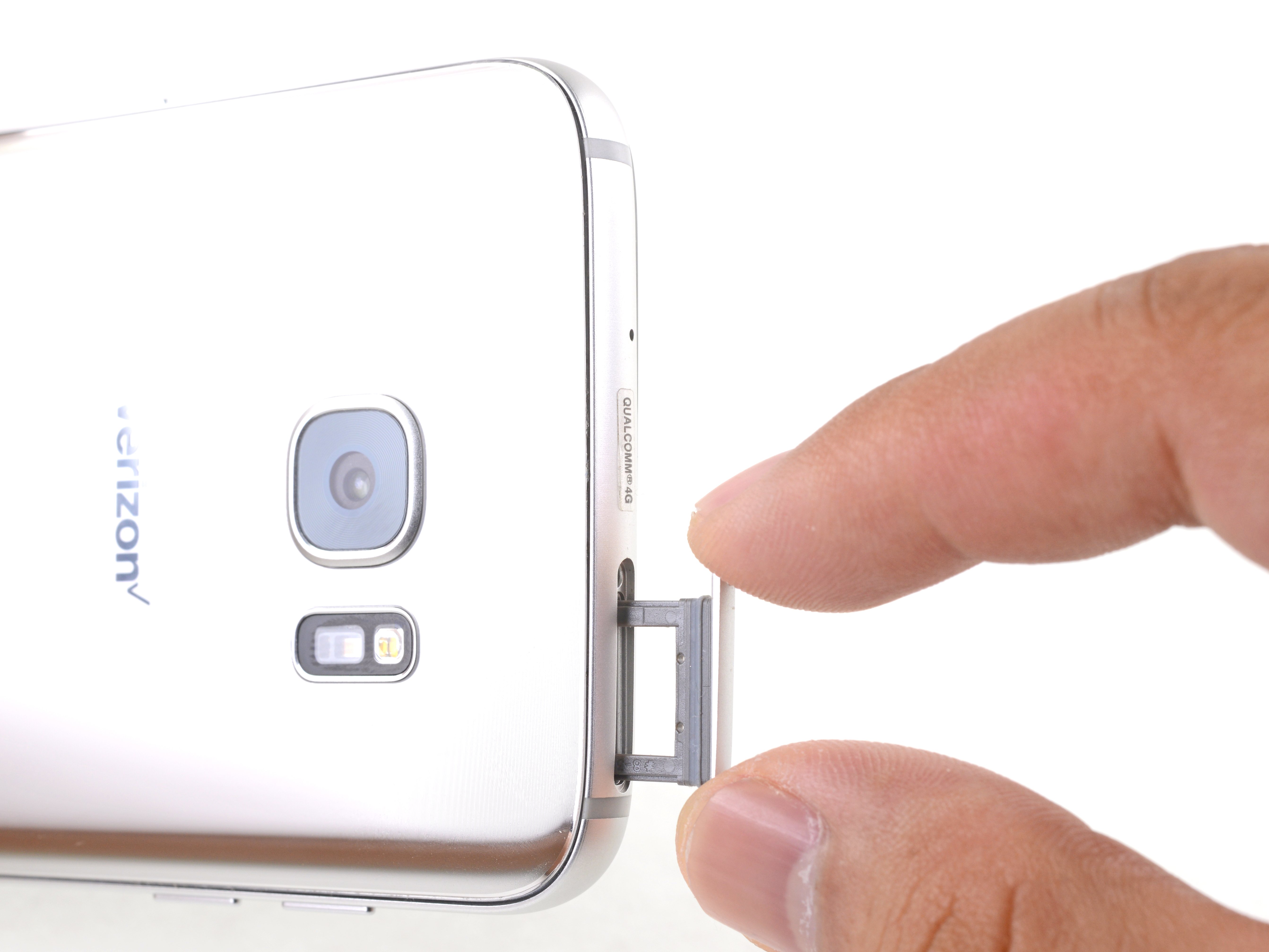 Wondering how to swap or insert sim and memory cards on a samsung galaxy s7 and s7 edge? Samsung Galaxy S7 Edge Sim Card Tray Replacement Ifixit Repair Guide