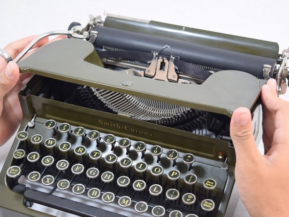 Adjusted and oiled for your writing . Smith Corona Standard Portable Ribbon Replacement Ifixit Repair Guide