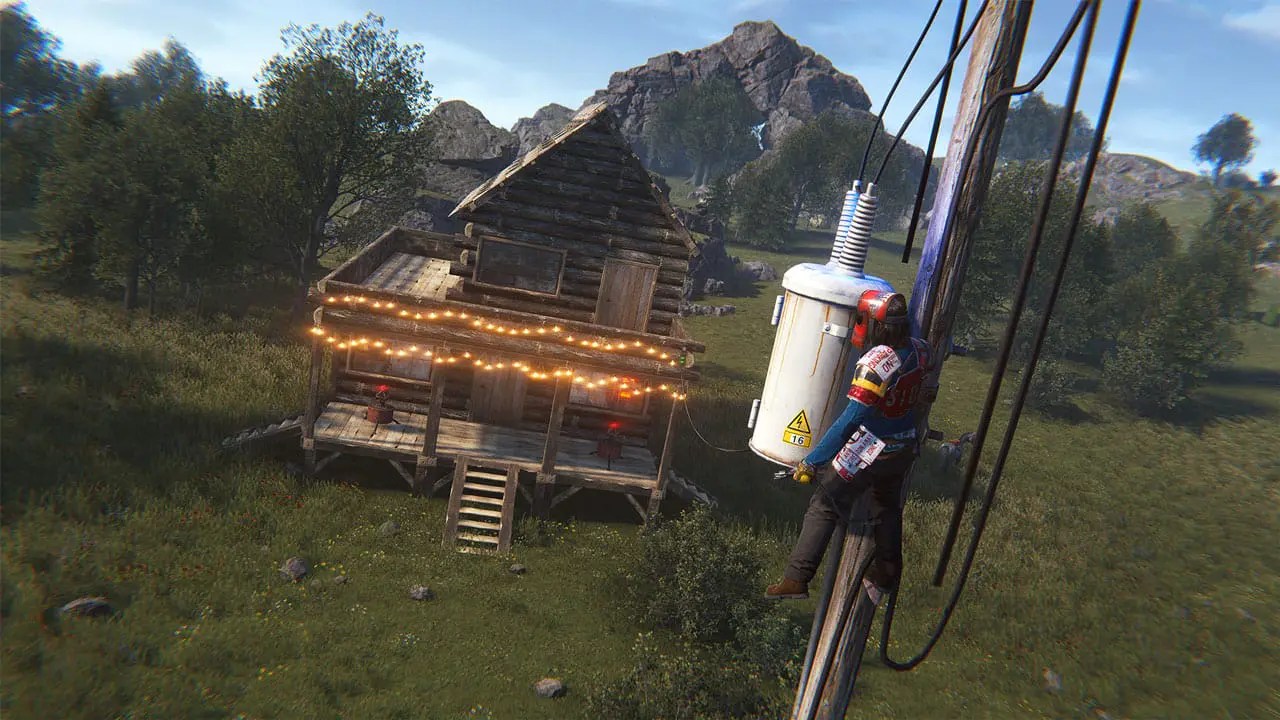 Biggest Rust Update In Months Power Trip Connects The Entire Map In August Rust August Update Power Lines 
