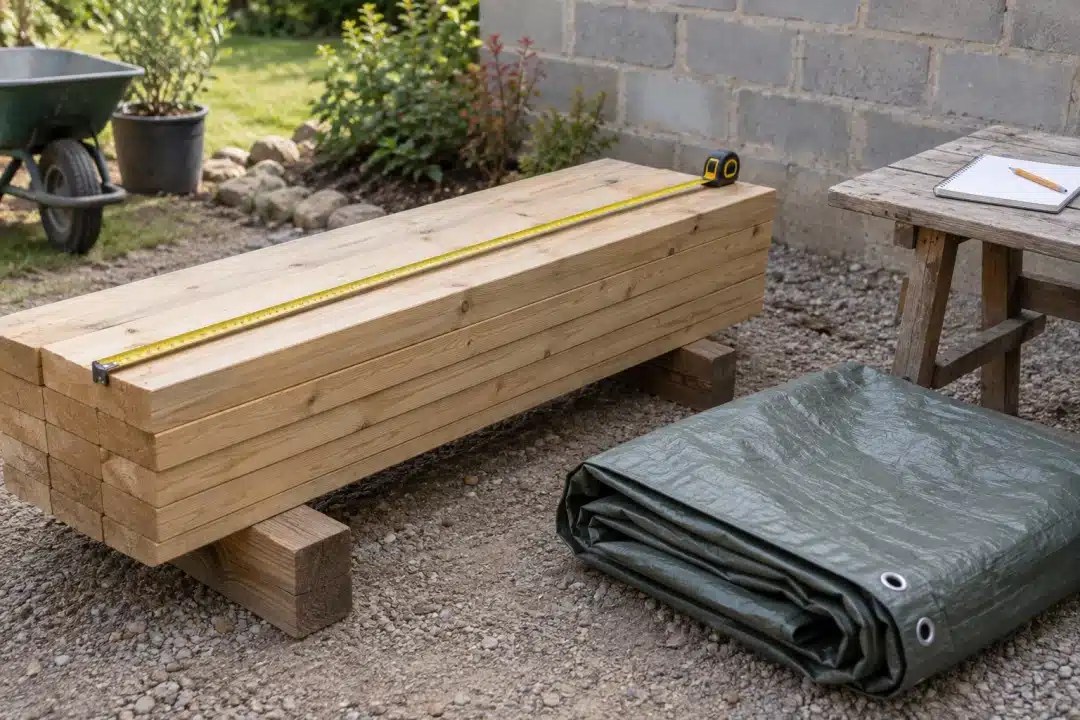 Une bâche pour des travaux extérieurs : quelles dimensions préparer ?