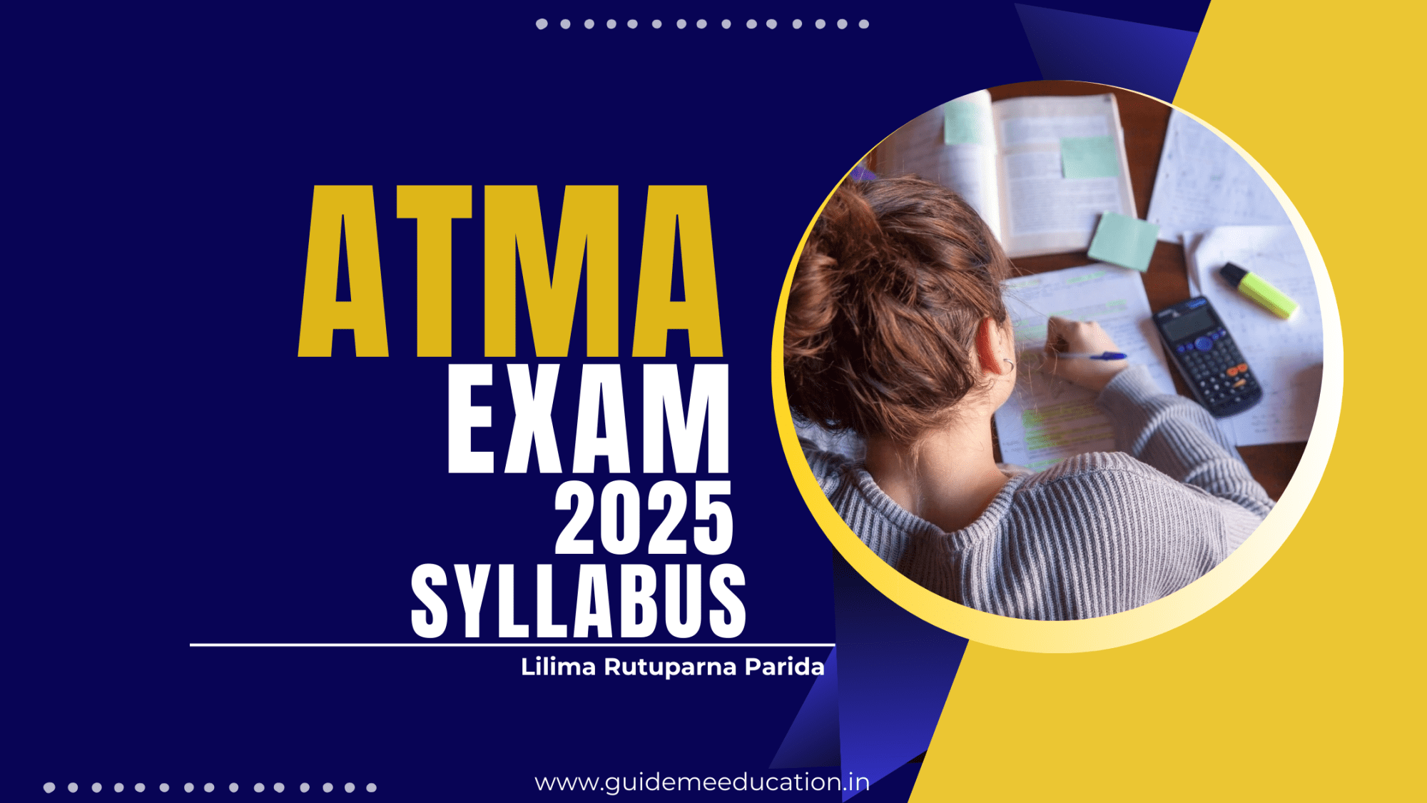 ATMA Exam 2025 syllabus breakdown and preparation guide