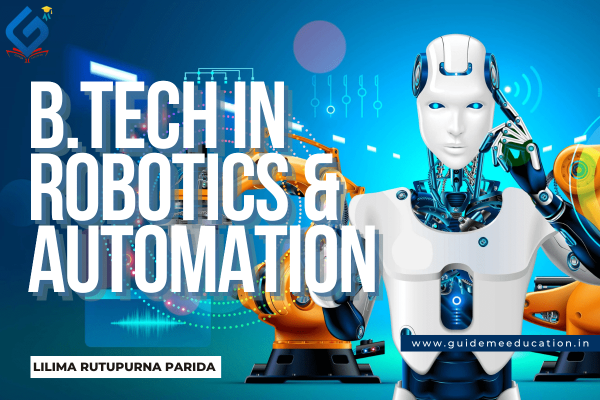 Students working on robotic automation systems in a university lab