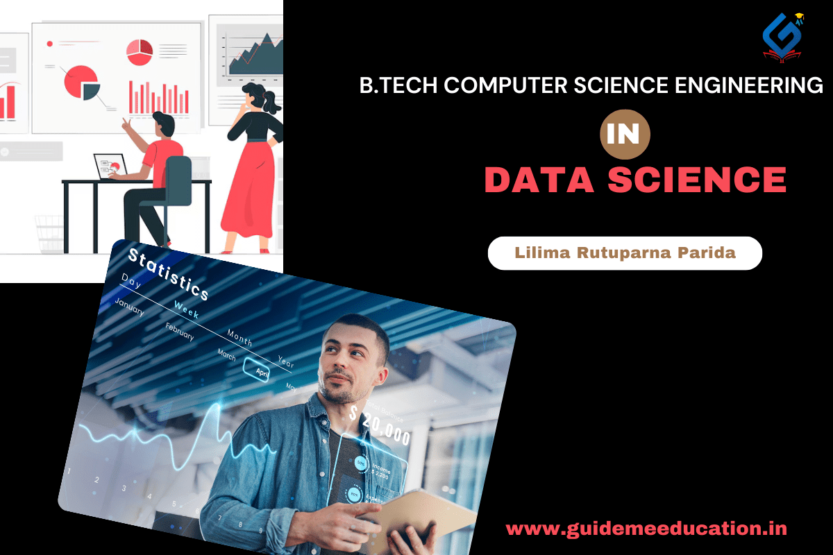Students learning B.Tech Computer Science with Data Science specialization