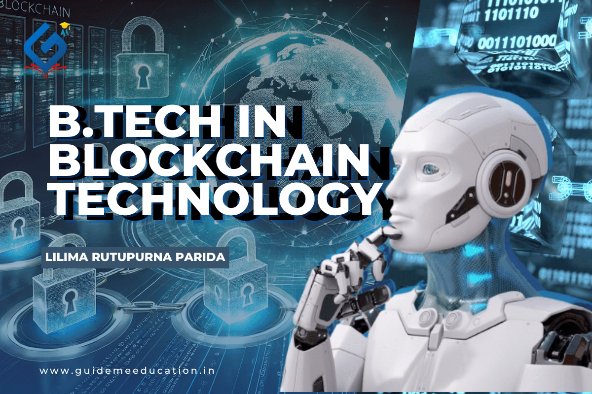 B.Tech students learning blockchain technology in a classroom