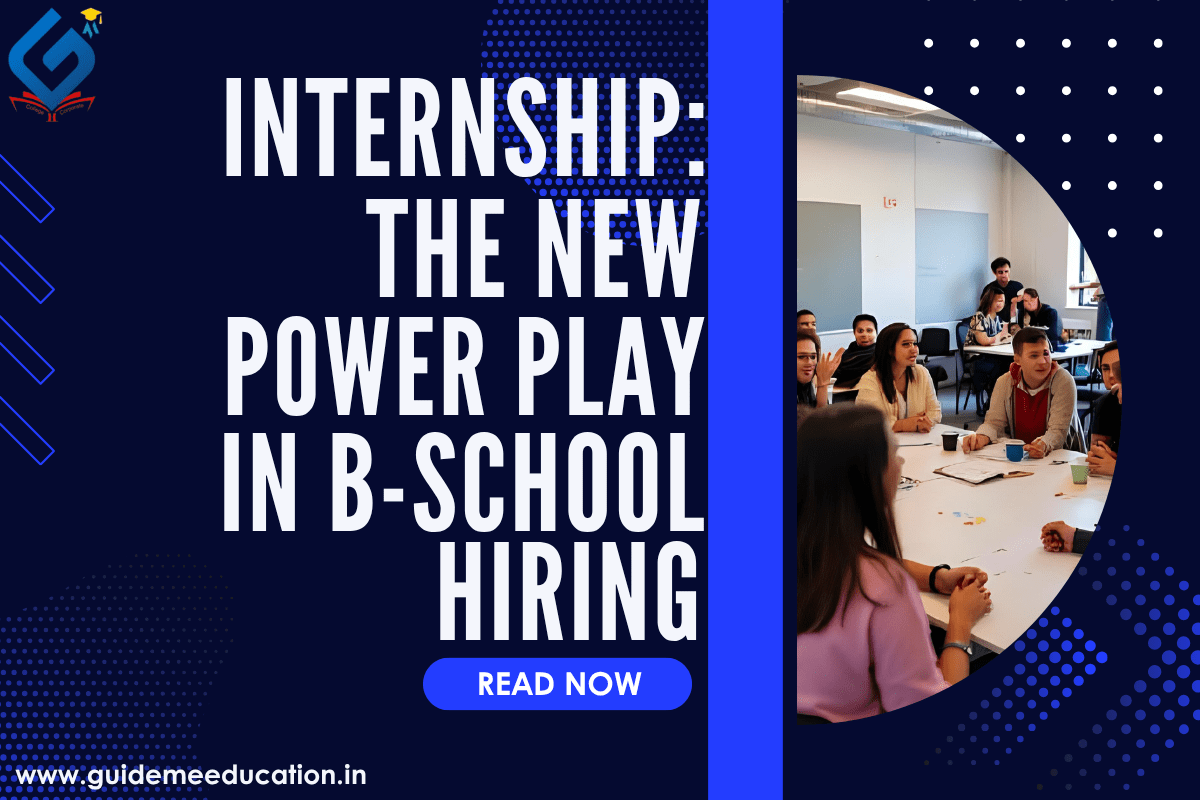 MBA students doing internships in a corporate office environment