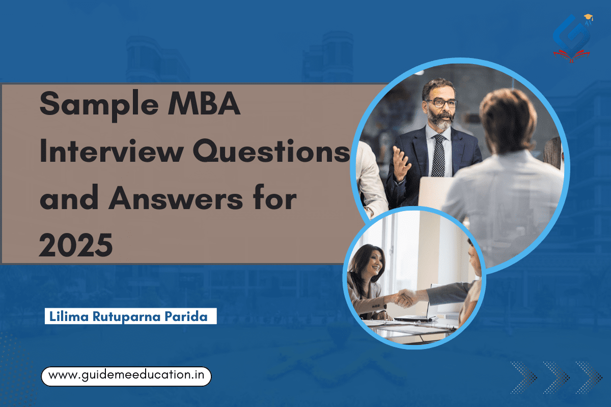 MBA candidate attending an interview panel in 2025