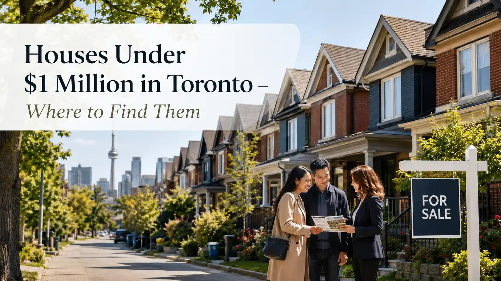 Houses Under $1 Million in Toronto – Where to Find Them