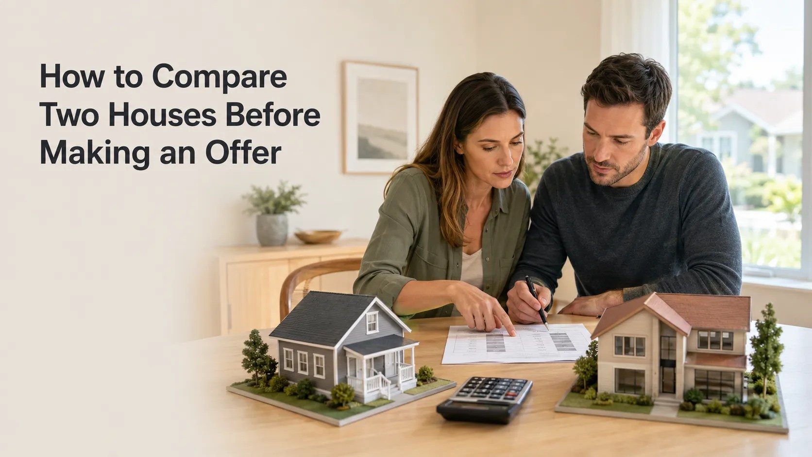 How to Compare Two Houses Before Making an Offer