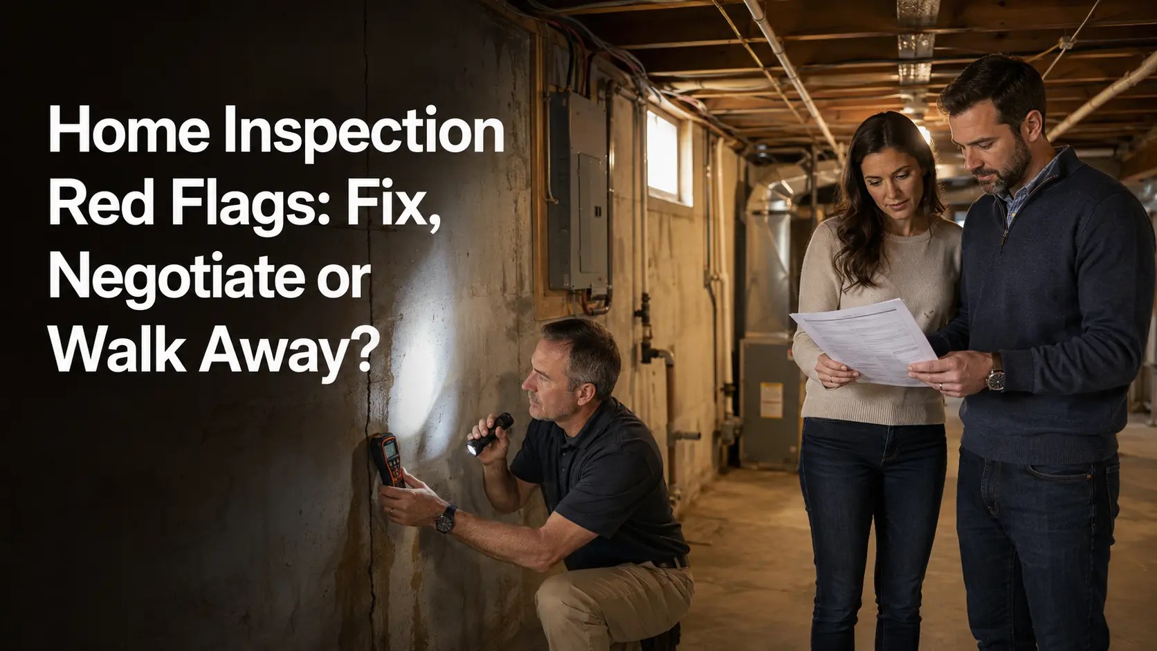 Home Inspection Red Flags: Fix, Negotiate or Walk Away?