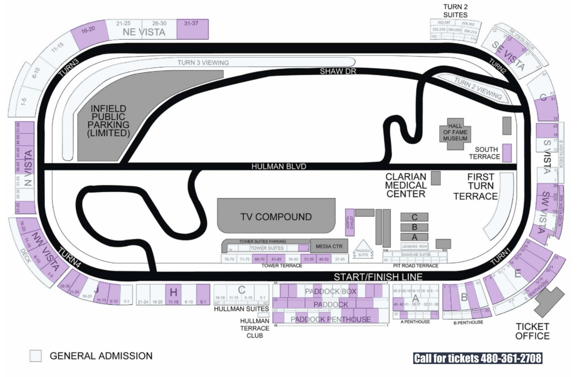 Motor Speedway Diagram 