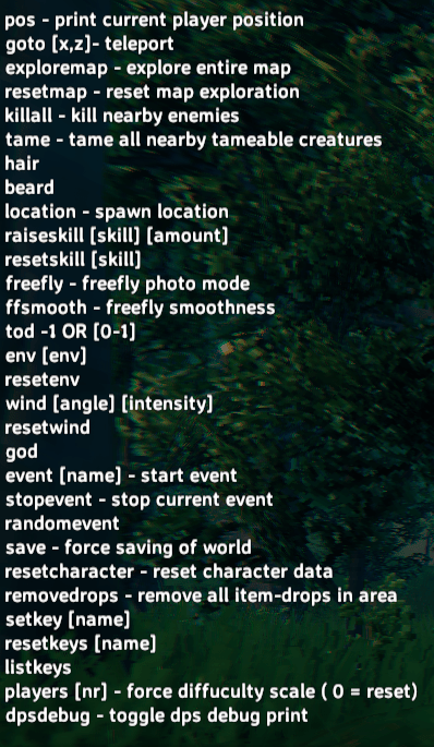 All Cheats Cheat Codes Valheim Guide Tips Tricks Gameclubz In this guide we will show you all the cheat codes console commands in Valheim game.