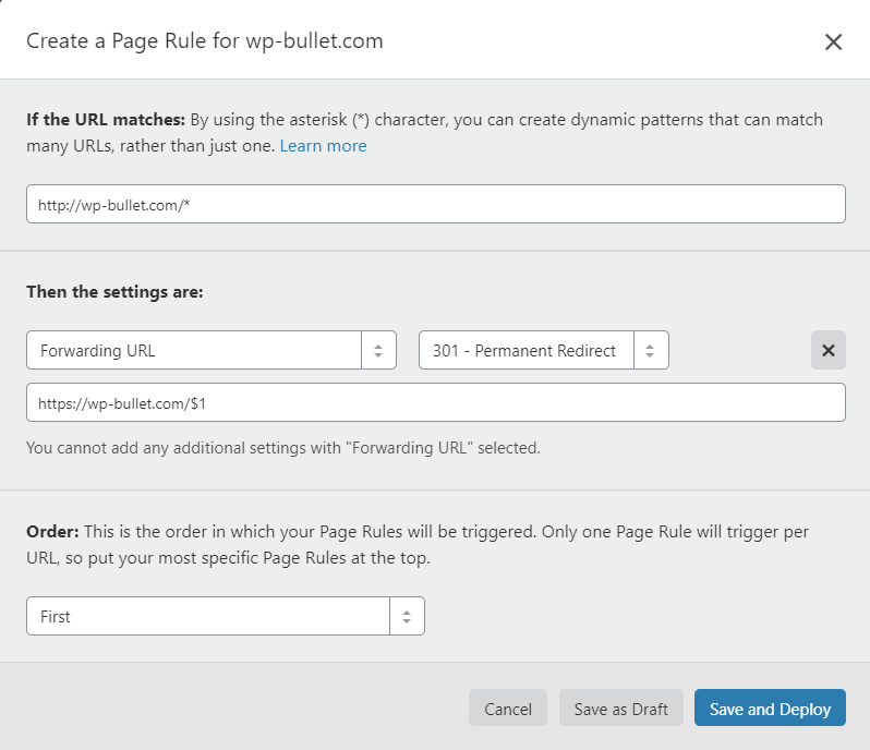 To start with, log into your wordpress dashboard. One hop http to https Redirects in Cloudflare for www or non-www