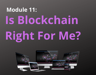 Blockchain Digest – Module 11: Is Blockchain Right For Me?