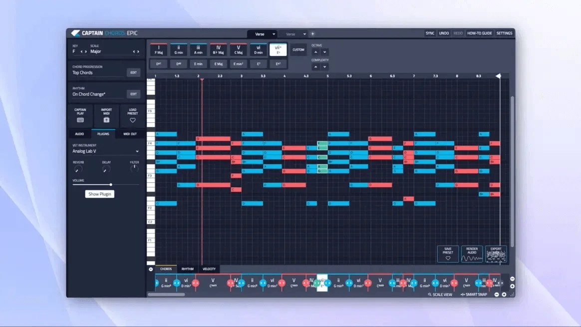 chord generator - captain chorus