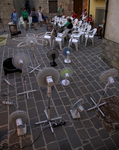 Matteo Coluccia, La cultura del rispetto, prima dell'inizio della Nuova Didattica Popolare, Guilmi, 2015 © Andras Calamandrei