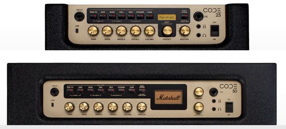 Marshall CODE シリーズ：ロックギター王道サウンドが詰め込まれた小型