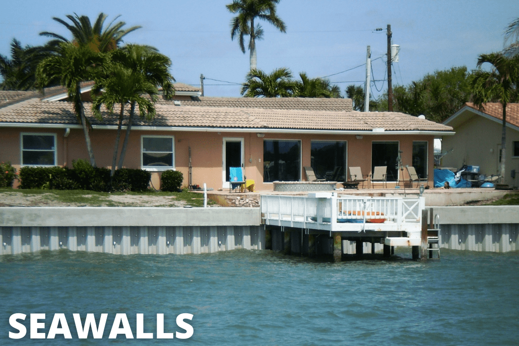 concrete cap seawalls