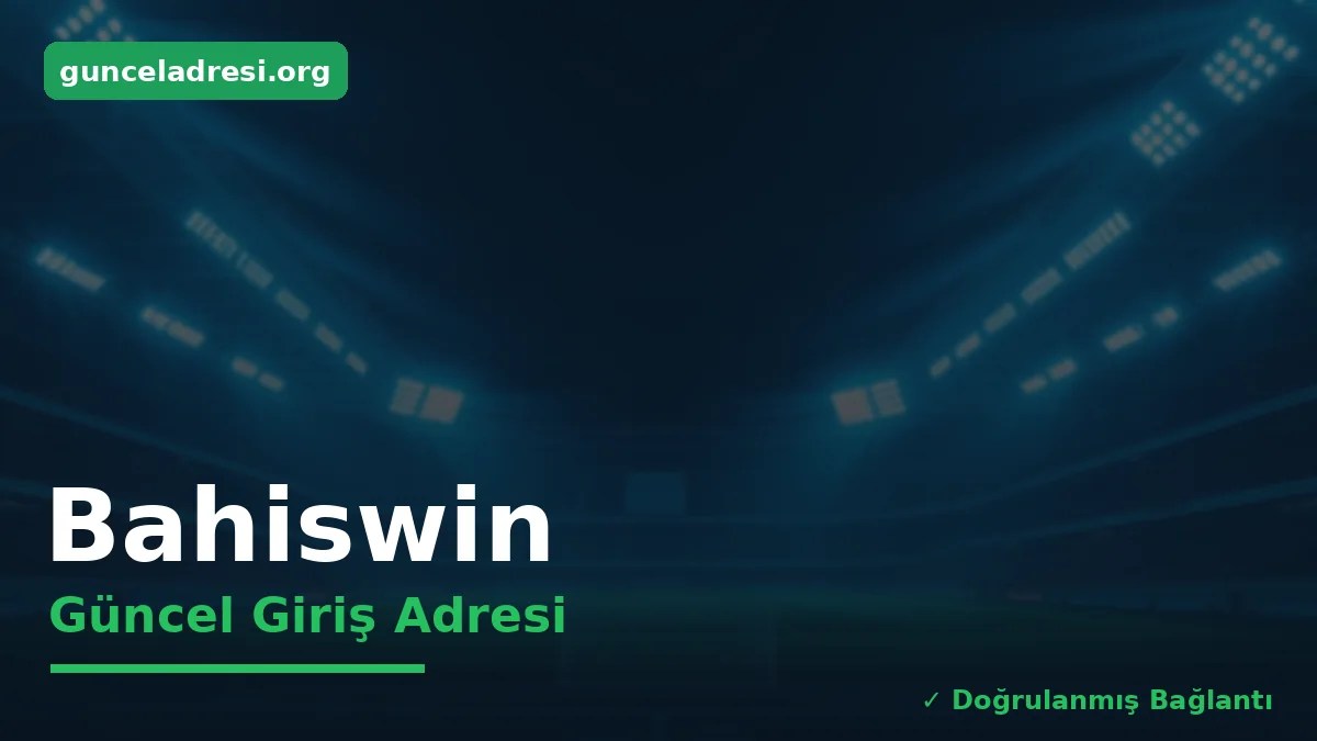 Bahiswin Güncel Giriş Adresi