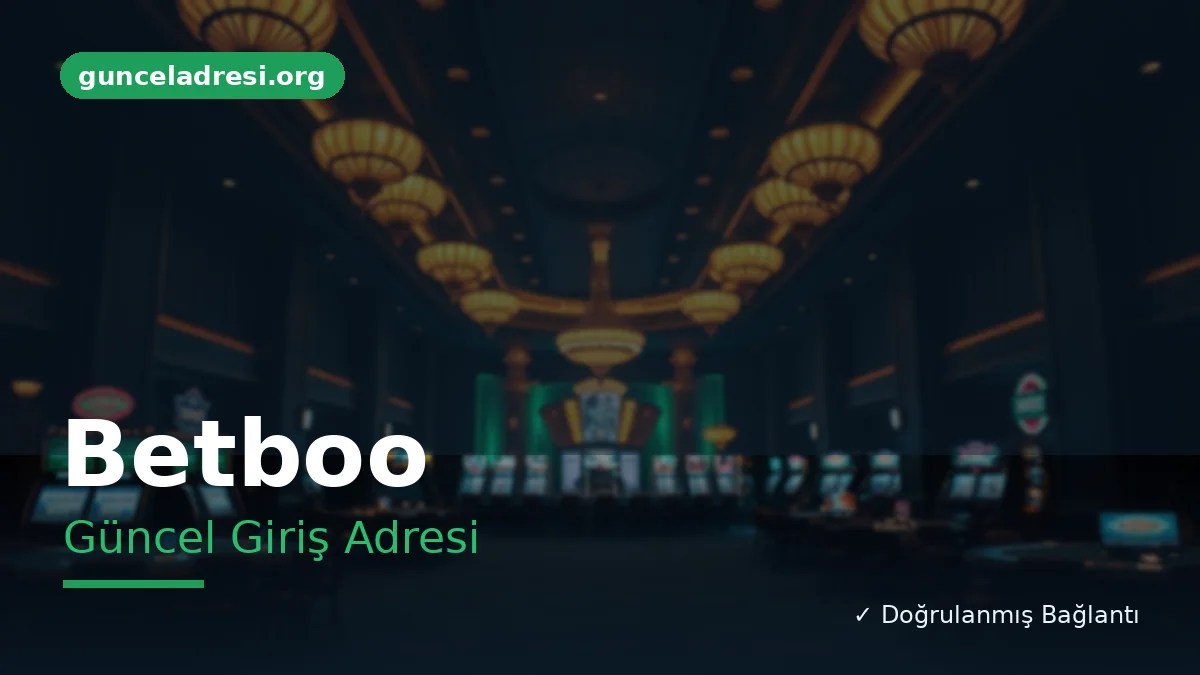 Betboo Güncel Giriş Adresi