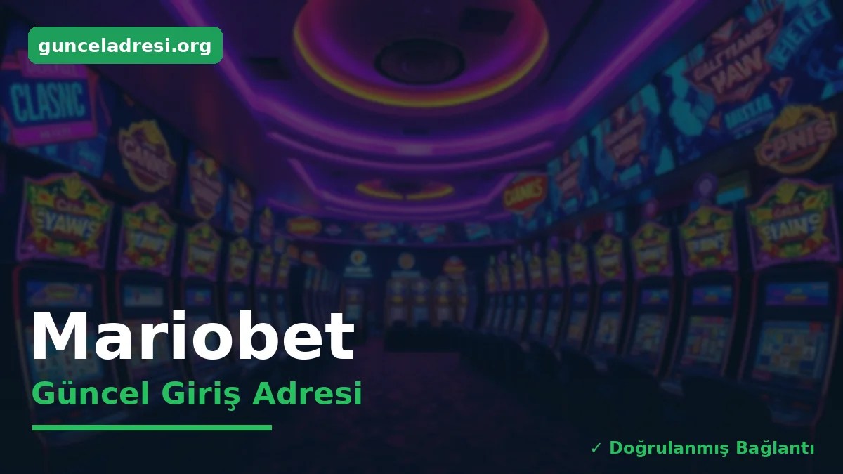 Mariobet Güncel Giriş Adresi
