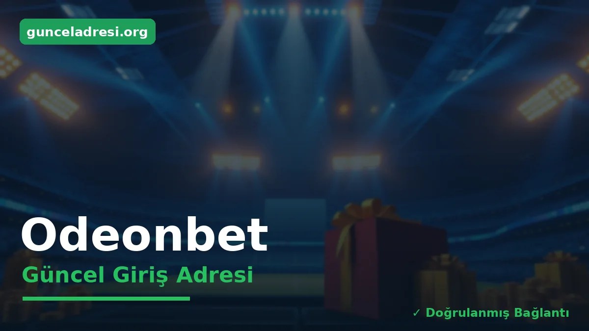 Odeonbet Güncel Giriş Adresi