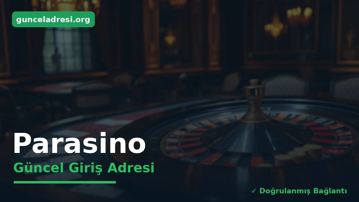 Parasino Güncel Giriş Adresi